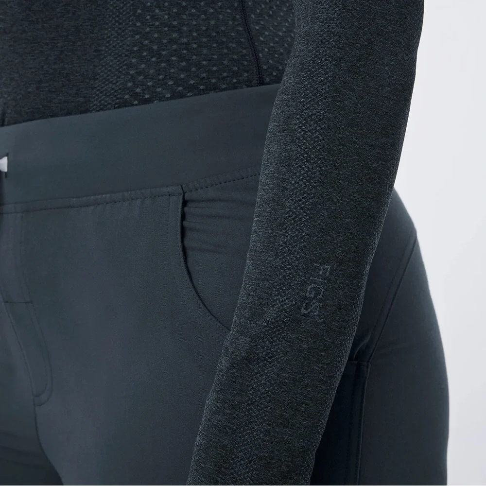 Figs Women's Long Sleeve Tee in Black - Picture 7 of 8